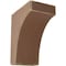 Ekena Millwork 5 1/4"W x 8"D x 10"H Clarksville Wood Vintage Decor Bracket, Weathered Brown BKTWD05X08X10CVBR - alternate 1